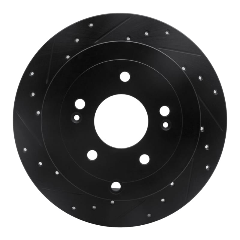 R1 Concepts — R1 07-09 Hyundai Santa Fe Rear Left Drilled & Slotted Black Brake Rotor
R1 Brake Rotor Drill