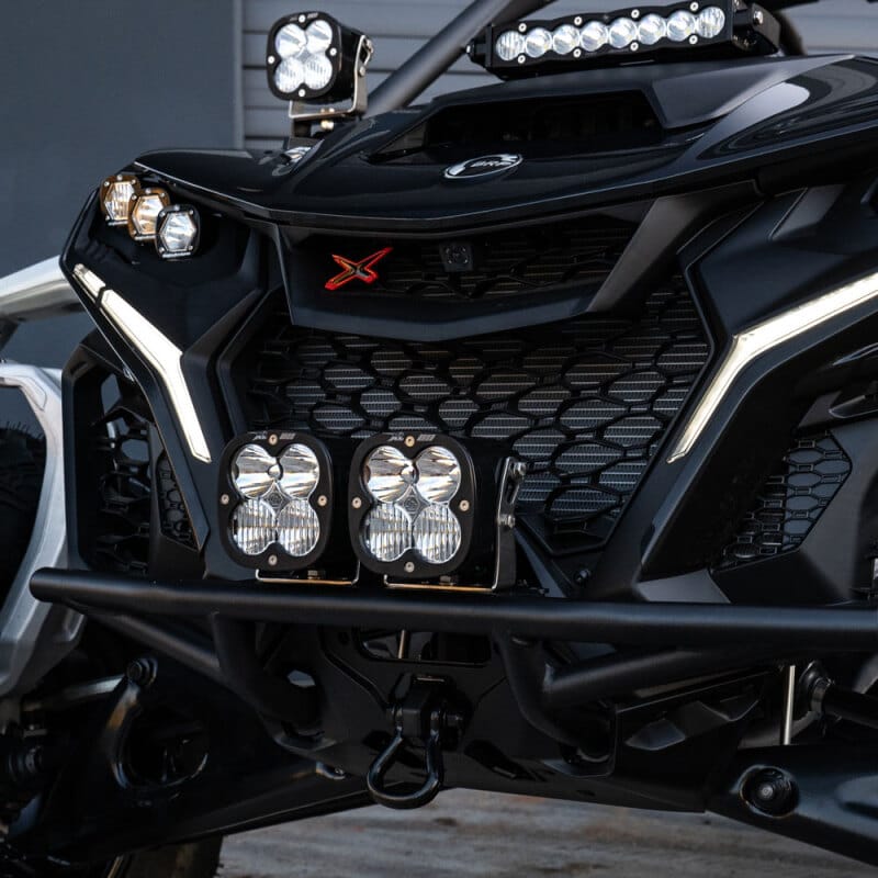 Baja Designs — Baja Designs 2024+ Can-Am Maverick R XL 80 Pre-Runner Bumper Kit - Clear