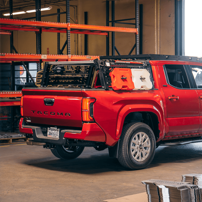Cali Raised LED — Cali Raised Overland Bed Rack For 2024+ Toyota Tacoma - Long Bed Mid Height Rack