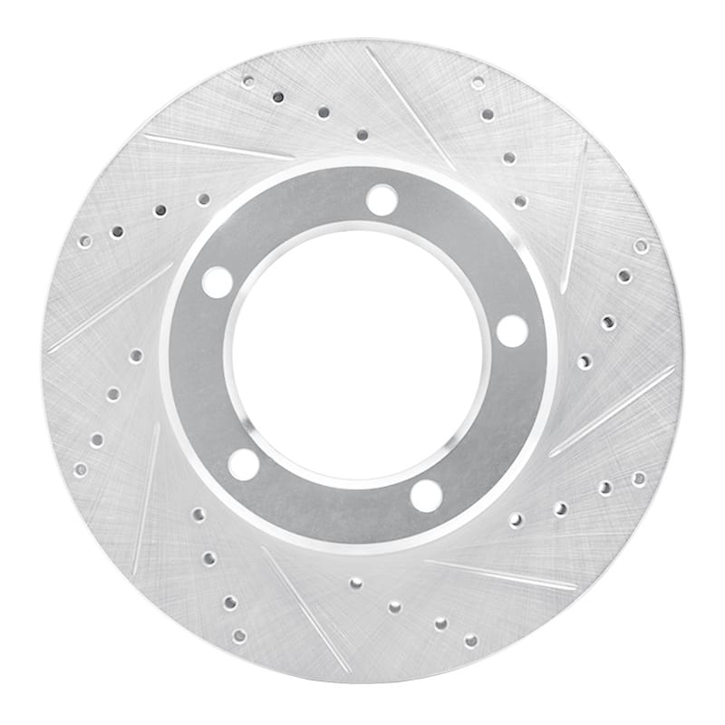 R1 Concepts — R1 98-07 Lexus LX470 Front Right Drilled & Slotted Silver Brake Rotor
R1 Brake Rotor Drill