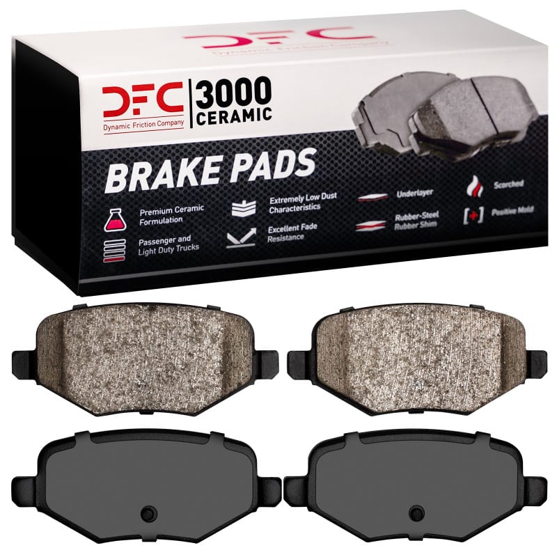 DFC — DFC 09-19 Ford Taurus (Excl SHO) Rear 5000 Advanced Ceramic Brake Pads
DFC Brake Pad Set