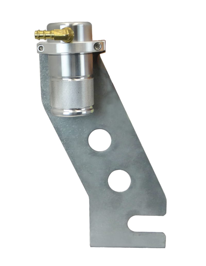 Moroso — Moroso 87-93 Ford Mustang Air/Oil Separator Catch Can - Small Body - Billet Aluminum