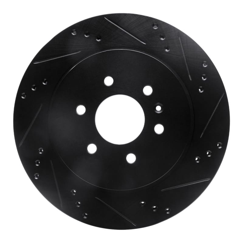 R1 Concepts — R1 04-09 Cadillac SRX Rear Right Drilled & Slotted Black Brake Rotor
R1 Brake Rotor Drill