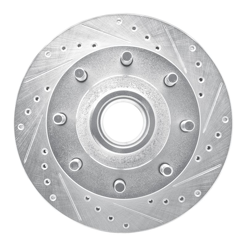 R1 Concepts — R1 92-94 Ford E-250 Econoline Front Right Drilled & Slotted Silver Brake Rotor
R1 Brake Rotor Drill