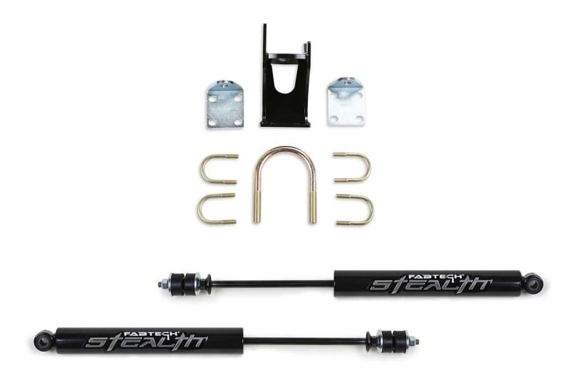 Fabtech — Fabtech 05-21 Ford F250/350 4WD Dual Stealth Steering Stabilizer Kit - Opposing Style
Steering Damper