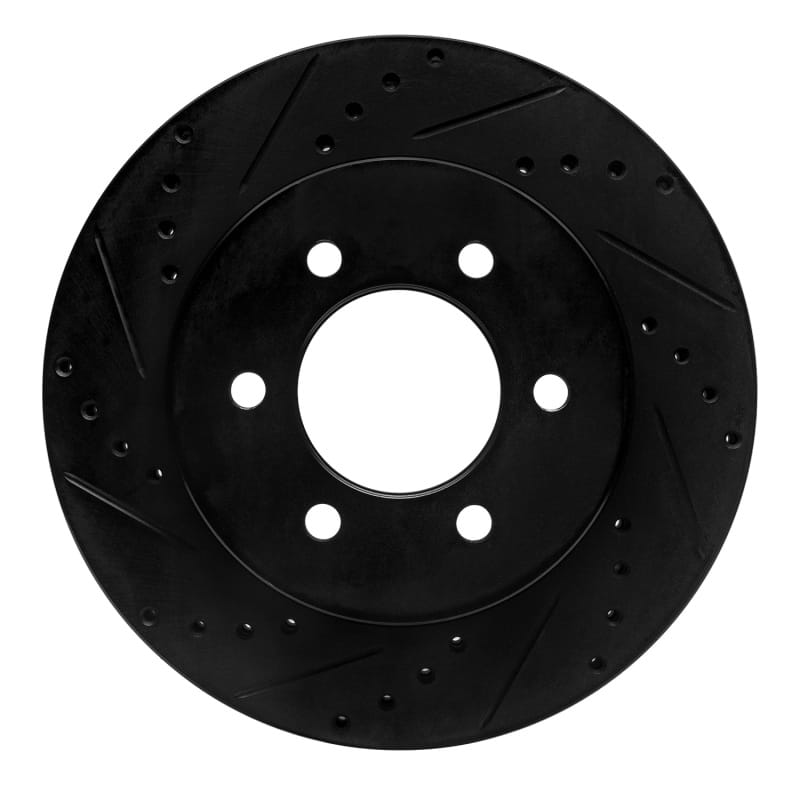 R1 Concepts — R1 99-07 Ford E-350 Econoline Club Wagon Rear Left Drilled & Slotted Black Brake Rotor
R1 Brake Rotor Drill