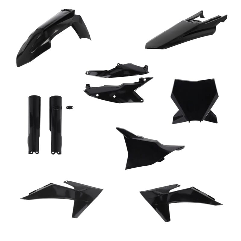 Acerbis — Acerbis 23-24 KTM 125-450 SX/ SX-F/XC/XC-F Plastic Kit - Black