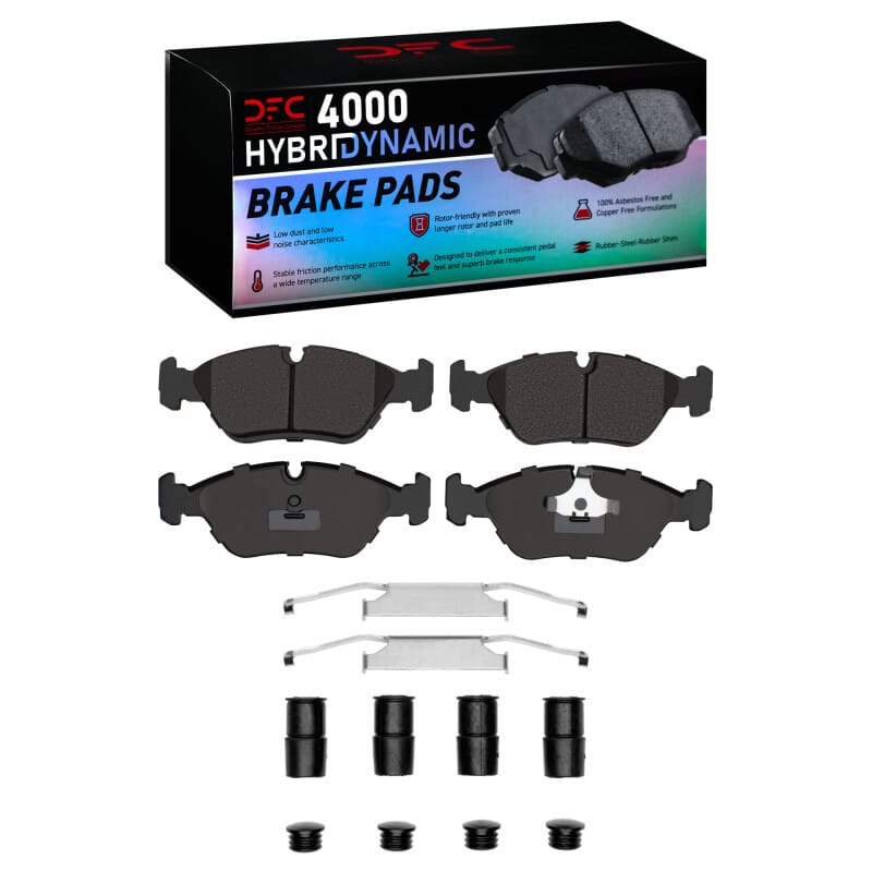 DFC — DFC 82-91 BMW M3 Front 4000 HybriDynamic Brake Pads and Hardware Kit
DFC Brake Pad Set