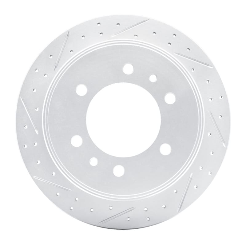 R1 Concepts — R1 19-25 Freightliner Sprinter 1500 Rear Left Drilled & Slotted Geo-Carbon Rotor