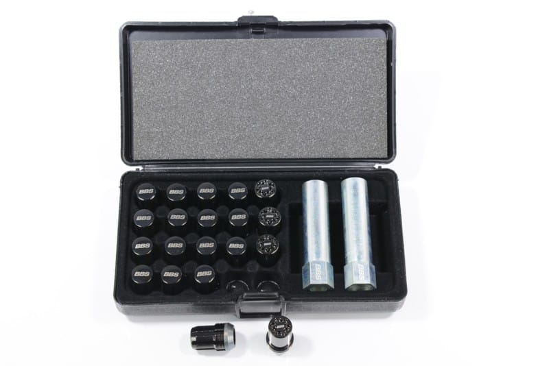BBS — BBS McGard Lug Nut Set 12x1.5 Black - w/Locks
