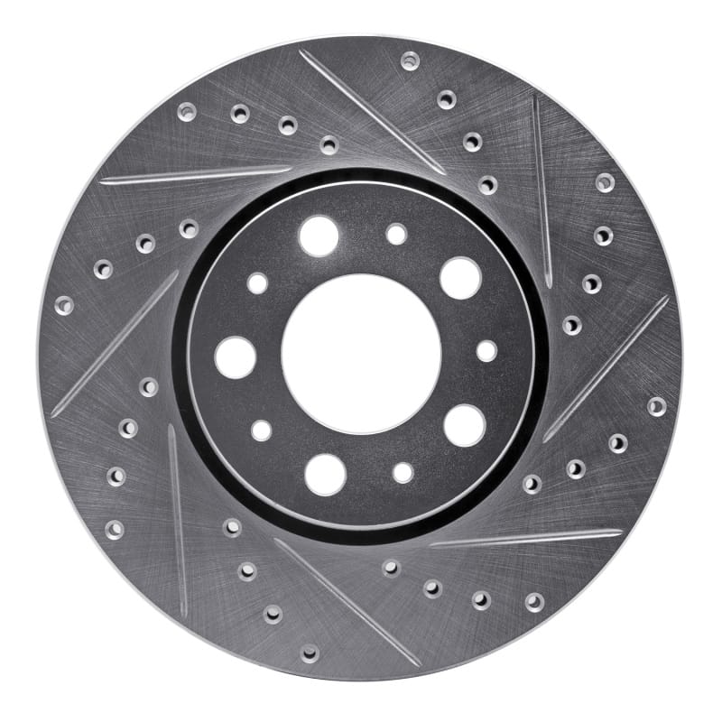 R1 Concepts — R1 99-09 Volvo S60 Front Right Drilled & Slotted Silver Brake Rotor
R1 Brake Rotor Drill