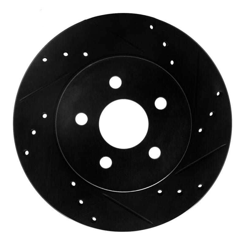 R1 Concepts — R1 88-88 Pontiac Fiero Rear/Front Right Drilled & Slotted Black Brake Rotor
R1 Brake Rotor Drill