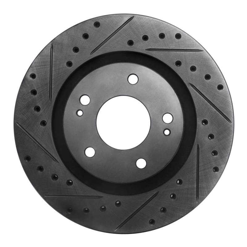 R1 Concepts — R1 05-22 Mitsubishi Outlander PHEV Front Left Drilled & Slotted Black Brake Rotor
R1 Brake Rotor Drill
