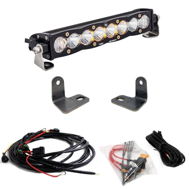 Baja Designs — Baja Designs 16-18 Polaris RZR Turbo XP S8 Series 10in Light Bar Kit