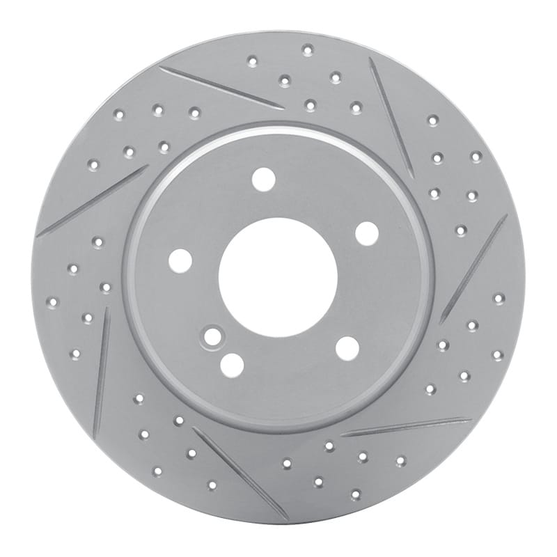 R1 Concepts — R1 94-11 Mercedes-Benz Clk320 Rear Right Drilled & Slotted Geo-Carbon Rotor