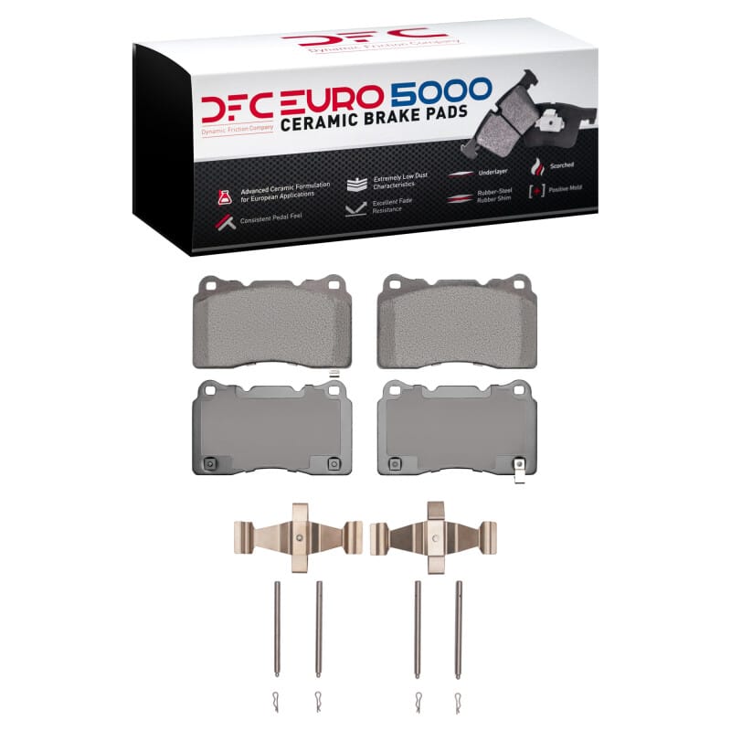 DFC — DFC 03-20 Subaru WRX Front Euro 5000 Ceramic Brake Pads and Hardware Kit
DFC EURO Pads + HW