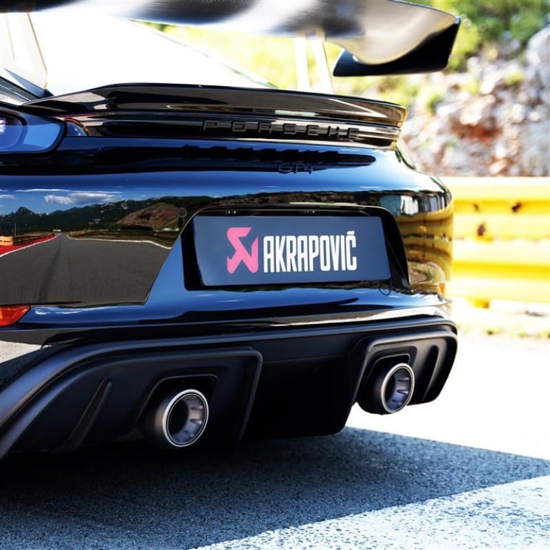 Akrapovic — Akrapovic 2020+ Porsche Cayman GT4 (718) Tail Pipe Set (Titanium)
Tail Pipe Set