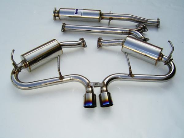 Invidia — Invidia 03-04 Mini Cooper S 60mm (80mm tip) Titanium Tip Cat-back Exhaust *OVERSIZE SHIPPING*