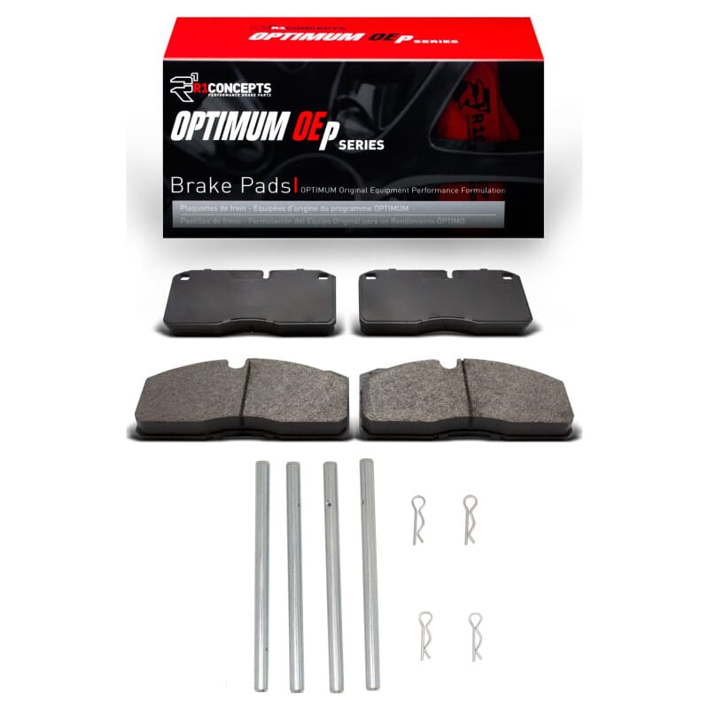 R1 Concepts — R1 87-12 Damon DAYBREAK Front/Rear Optimum OE Pads & Hardware Kit
R1 Opt Pds & Hrdw Kt