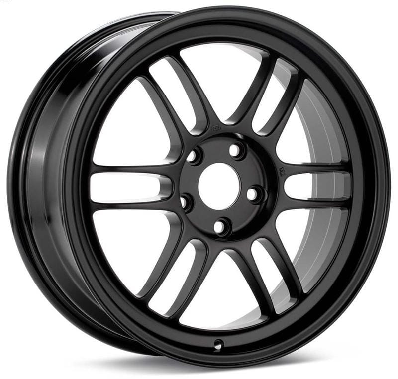 Enkei — Enkei RPF1 18x9.5 5x100 38mm Offset Black Wheel - Tarmac Black Edition RPF1