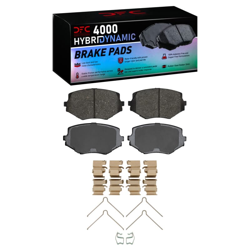 DFC — DFC 94-02 Mazda Miata Front 4000 HybriDynamic Brake Pads and Hardware Kit
DFC Brake Pad Set
