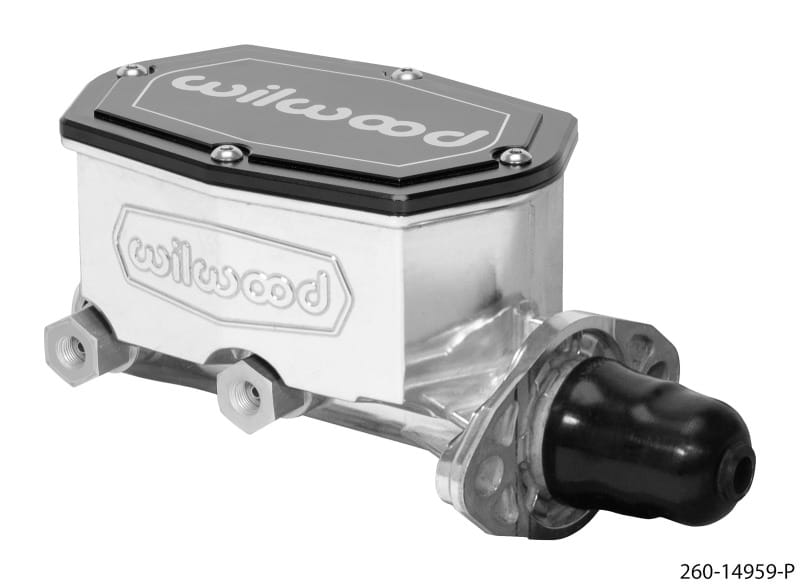 Wilwood — Wilwood Compact Tandem Master Cylinder - 1in Bore - w/Pushrod (Ball Burnished)
M/C,TANDEM COMPACT