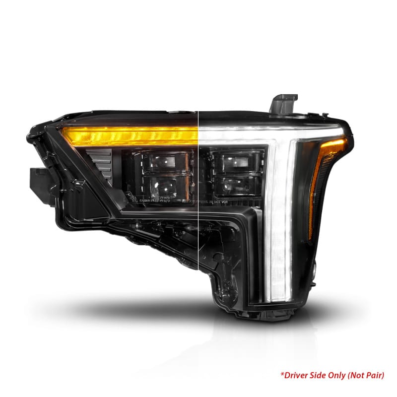 ANZO — ANZO 22-24 Toyota Tundra (w/Factory LED Refl.) Z-Series Full LED Proj Headlights - Driver Side ONLY