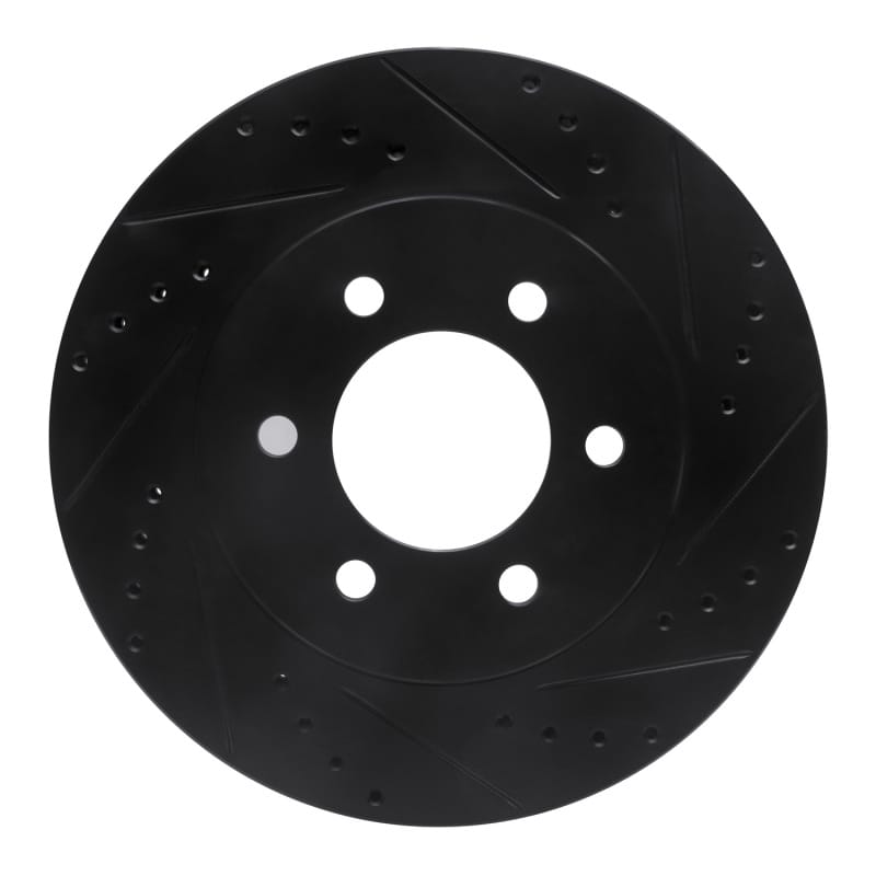 R1 Concepts — R1 02-06 Ford Expedition Front Right Drilled & Slotted Black Brake Rotor
R1 Brake Rotor Drill