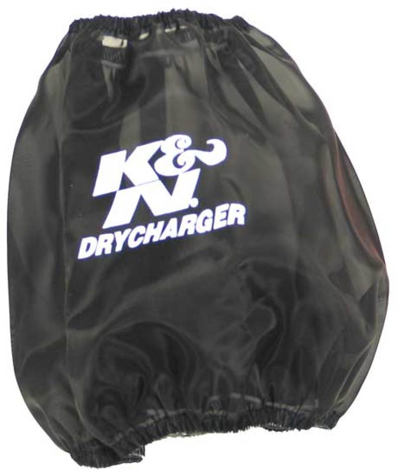 K&N Engineering — K&N Round Tapered Air Filter Wrap Black 7.5in Base ID / 4.5in Top ID / 6in Height