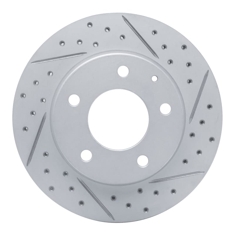 R1 Concepts — R1 93-03 Ford Probe Front Right Drilled & Slotted Geo-Carbon Rotor