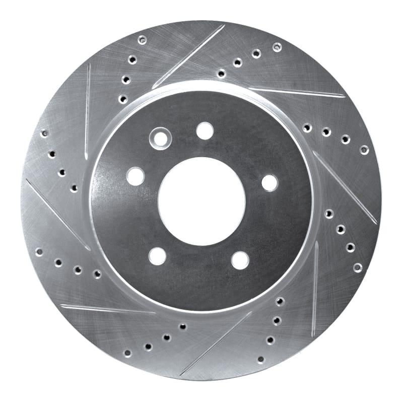 R1 Concepts — R1 00-06 Jaguar XKR Rear Left Drilled & Slotted Silver Brake Rotor
R1 Brake Rotor Drill