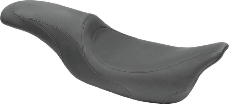 Mustang Motorcycle — Mustang 08-21 Harley Electra Glide, Rd Glide,Rd King, Str Glide Tripper Fastback 1PC Seat - Black
