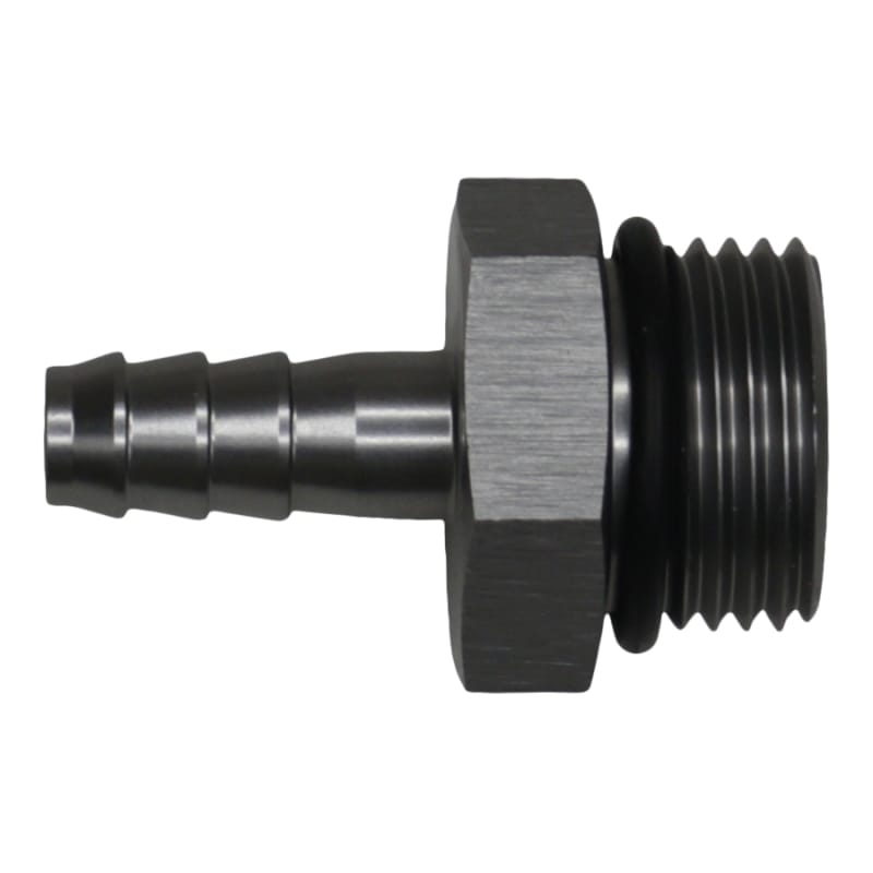 DeatschWerks — DeatschWerks 10AN ORB Male to 5/16in Male Triple Barb Fitting (Incl O-Ring) - Anodized DW Titanium
Lines & Fittings