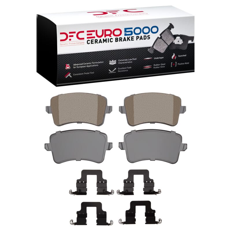 DFC — DFC 08-17 Audi A4 (USA/Canada) Rear Euro 5000 Ceramic Brake Pads and Hardware Kit
DFC EURO Pads + HW