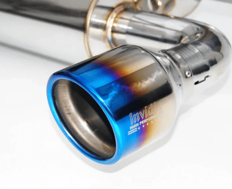 Invidia — Invidia 15-18 Ford Focus RS N1 w/Valve Rolled Titanium Tip Cat-Back Exhaust