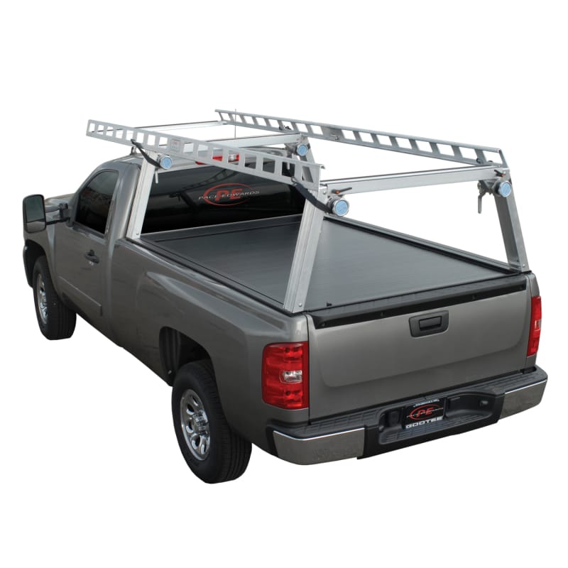 Pace Edwards — Pace Edwards 04-15 Nissan Titan Std/Ext Cab SB / 01-06 Toyota Tundra Std Cab LB Contractor Rack
Truck Bed Rack