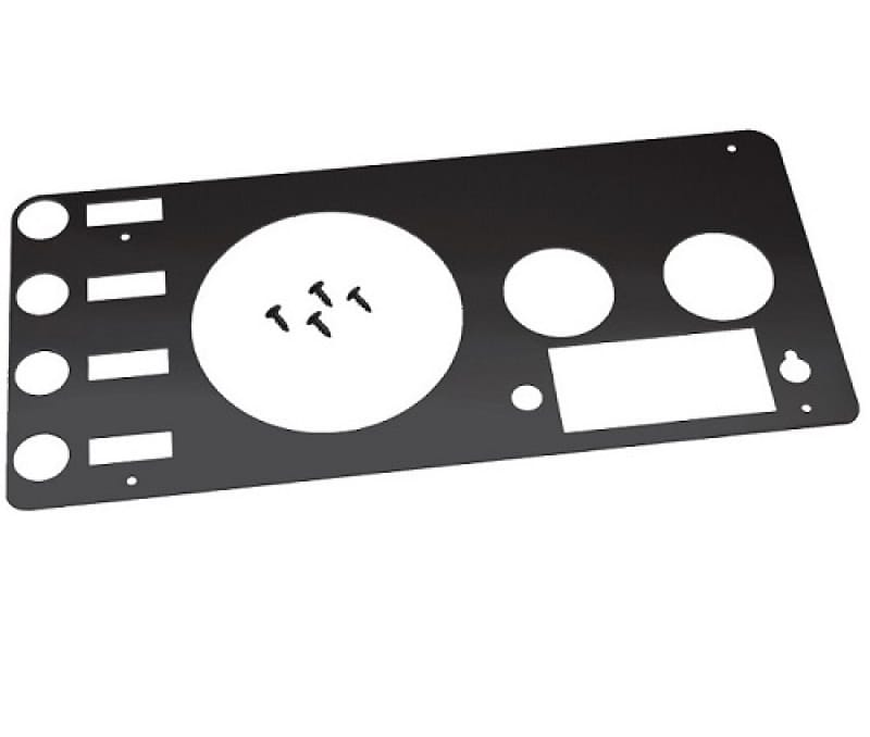 Kentrol — Kentrol 76-86 Jeep CJ Gauge Cover - Powdercoat Black