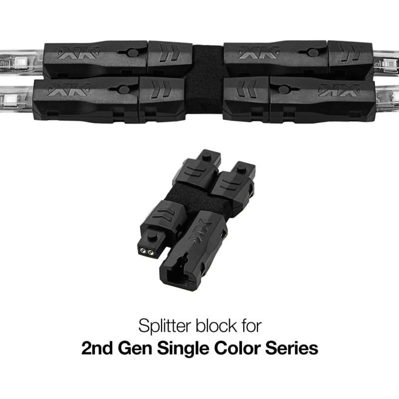 XKGLOW — XK Glow 2nd Gen 2 pin Splitter for LED Single Color Series