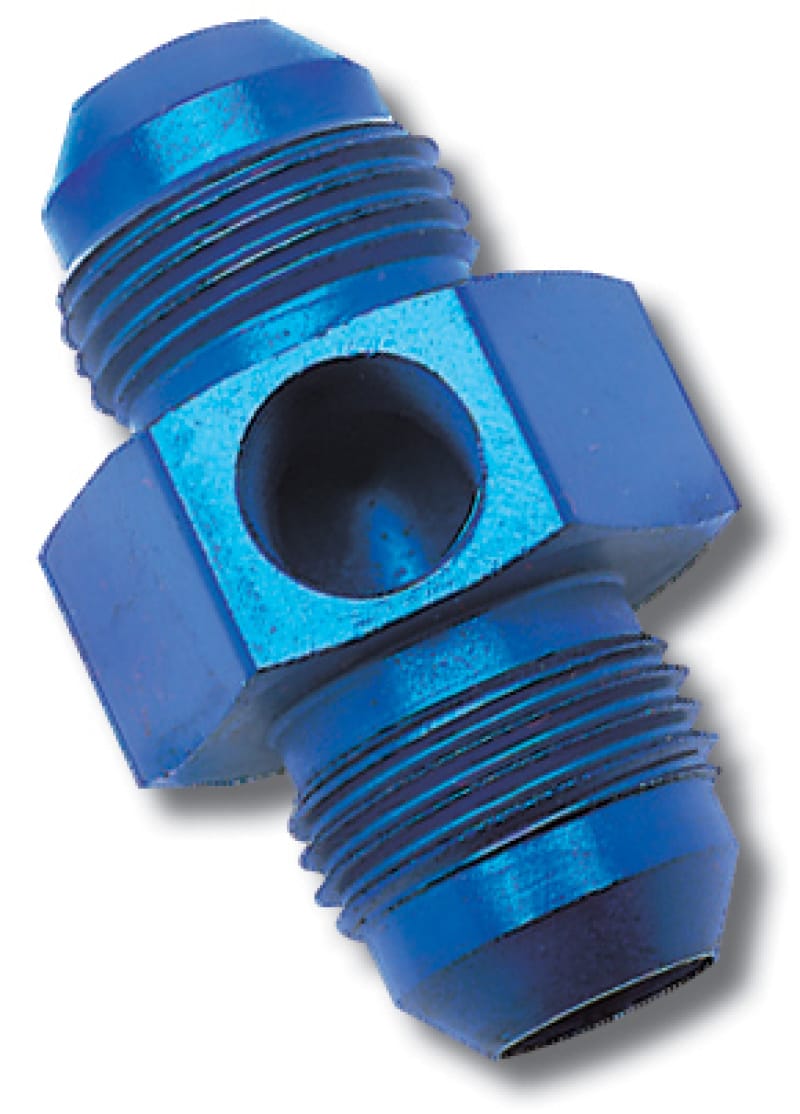 Russell — Russell Performance -8 AN Flare to 3/8in Pipe Pressure Adapter (Blue)
Adapter Fitting