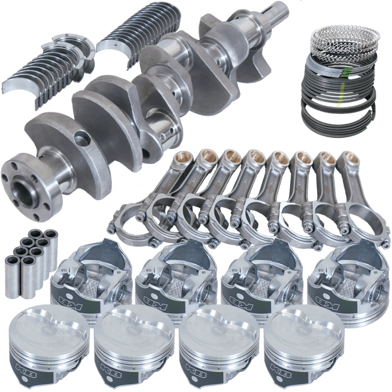 Eagle — Eagle Ford 289/302 3.250in Crank 5.400in I-Beam Rods -10cc 4.040in Pistons Rotating Assembly
Street & Strip Assy