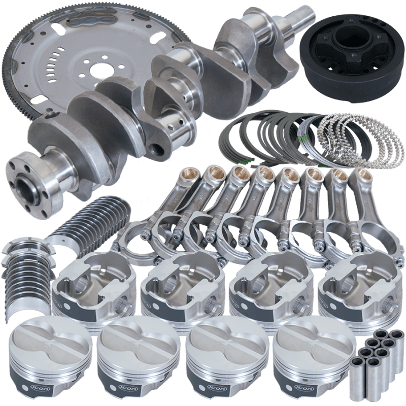 Eagle — Eagle Ford 302 3.400in Crank 5.400in I-Beam Rods 4.000in Pistons 164 Tooth FP Balanced Assembly
Bal Str & Strip Assy