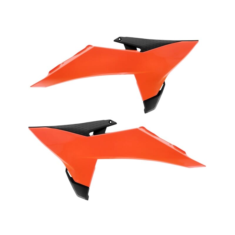 Cycra — Cycra 25+ KTM SX/SXF/XC/XCF OEM Radiator Shrouds - Orange/Black