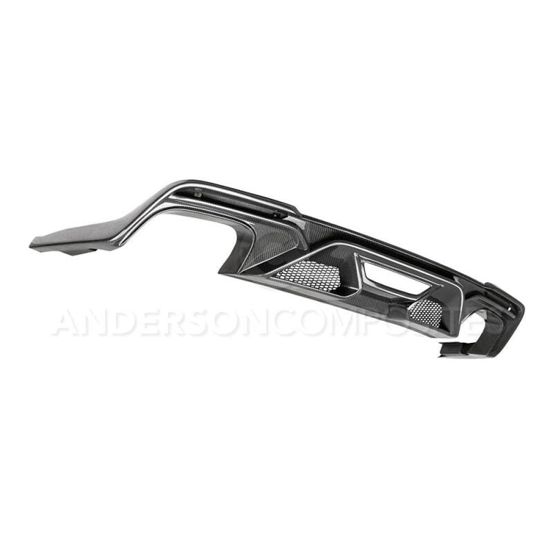 Anderson Composites — Anderson Composites 2020 Ford Mustang/Shelby GT500 Carbon Fiber Rear Diffuser