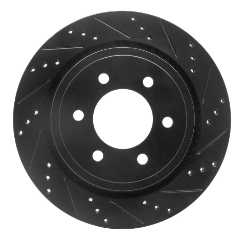 R1 Concepts — R1 15-17 Ford F-150 RWD Rear Right Drilled & Slotted Black Brake Rotor
R1 Brake Rotor Drill