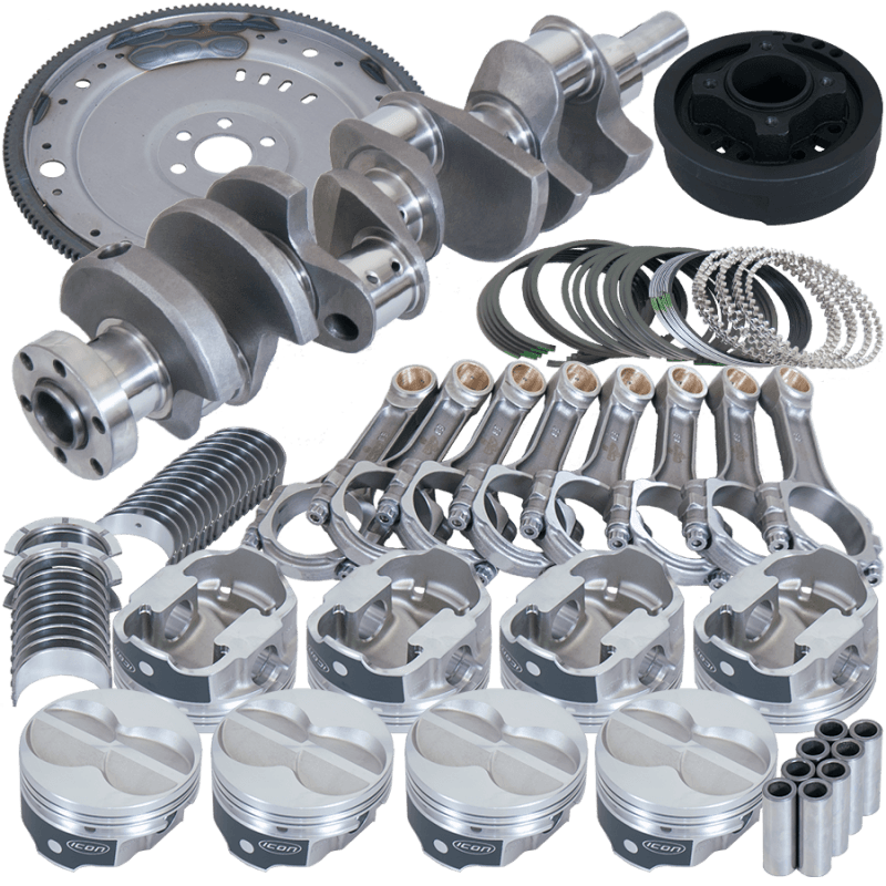 Eagle — Eagle Ford 302 3.400in Crank 5.400in I-Beam Rods 4.060in Pistons 157 Tooth FP Balanced Assembly
Bal Str & Strip Assy