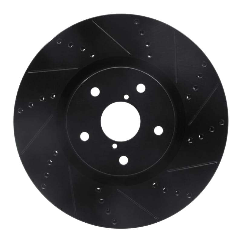 R1 Concepts — R1 05-17 Subaru WRX STI Front Right Drilled & Slotted Black Brake Rotor
R1 Brake Rotor Drill