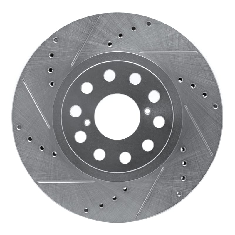 R1 Concepts — R1 93-98 Toyota Supra Front Left Drilled & Slotted Silver Brake Rotor
R1 Brake Rotor Drill