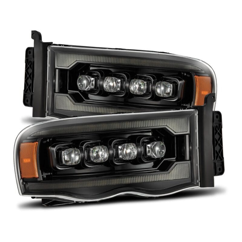 AlphaRex — AlphaRex 02-05 Dodge Ram 1500 NOVA LED Proj Headlights Alpha Black w/Activ Light/Seq Signal
Projector Headlights