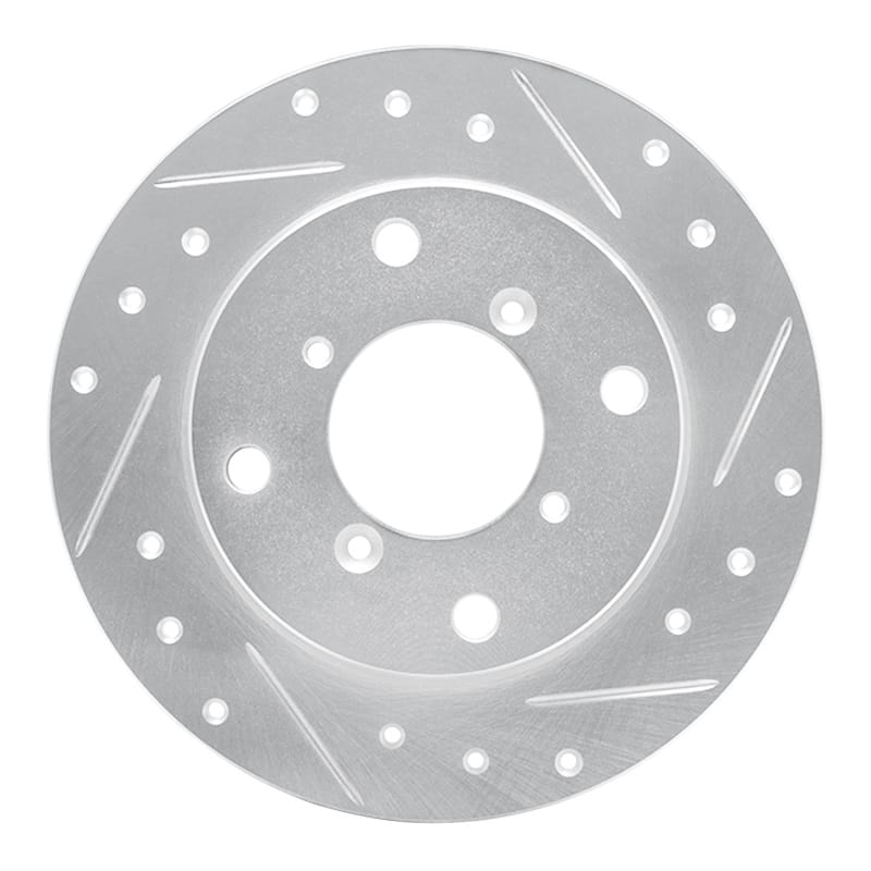 R1 Concepts — R1 89-94 Suzuki SWIFT Rear Right Drilled & Slotted Silver Brake Rotor
R1 Brake Rotor Drill
