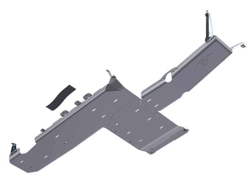 Artec Industries — Artec Industries 21-25 Jeep Wrangler JL Sahara Full Bellypan w/ Oil Door - 4 Door 3.6L Aluminum